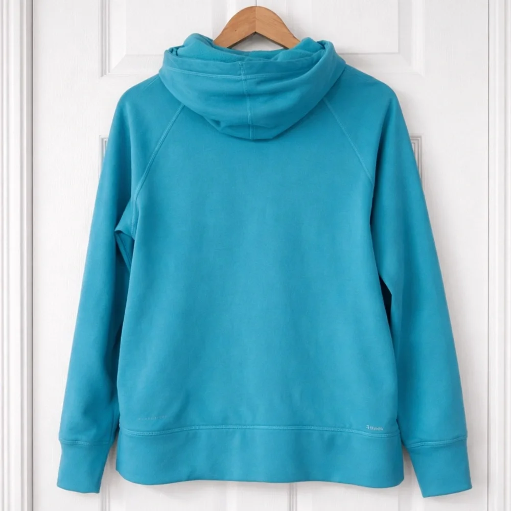 Nike Teal Zip-Up Hooded Sweatshirt